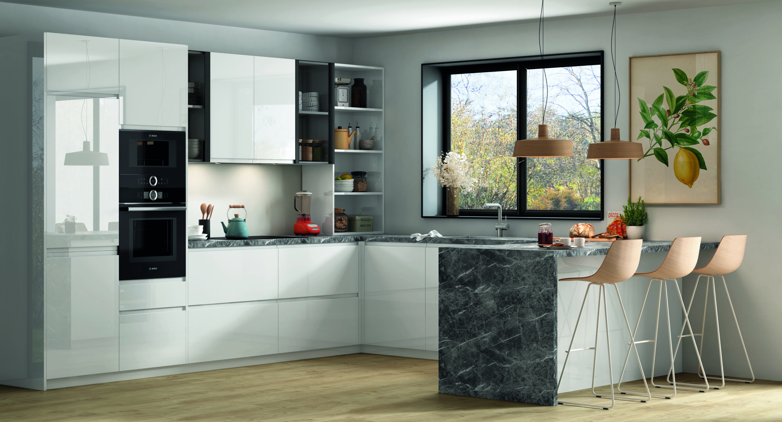 Alvic Luxe Blanco Stepforming mutfak uygulaması